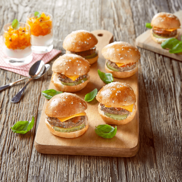 6 Mini Cheese Burgers