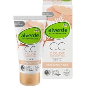 Alverde CC Crème Teint - Crème Correction des Couleurs Teint - Chaque Peau LSF 6