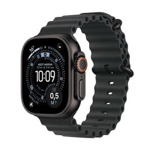 Apple Watch Ultra 3 - Cellular - 49 mm - Noir - Bracelet Ocean Noir - Neuf