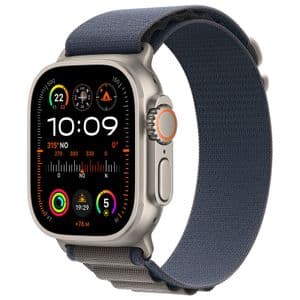 Apple Watch Ultra 2 (2023) 49mm Boîtier Titanium Indigo Alpine Loop L - Neuf