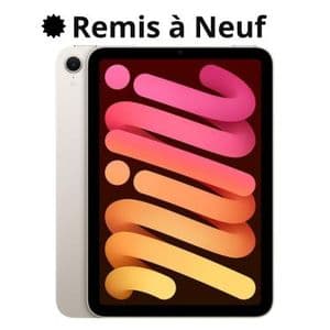 Apple iPad mini 7 (A17 PRO) 8.3-inch - 128 GB - Wi-Fi - Starlight - Remis à Neuf