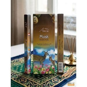 Arwa Encens Musk - Bâtonnets Parfumés Qualité Supérieure - Pack de 20 Bâtons