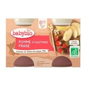 Babybio PETIT POT POMME FRAISE 2 x 130G