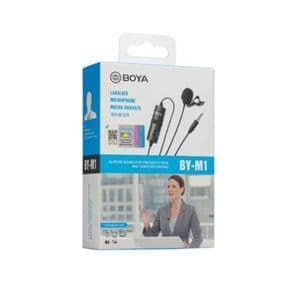 Boya Microphone Lavalier BY M1 – Cravate – Jack 3.5 mm – Noir