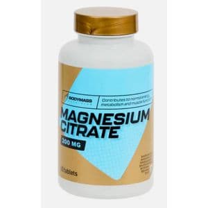 Bodymass Magnésium Citrate 200 Mg - 60 Comprimés - Origine Europe