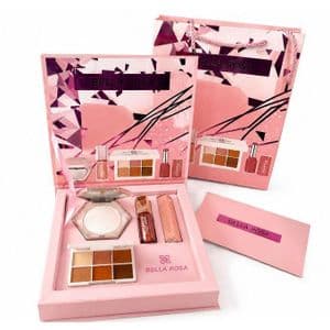 BELLA ROSA Coffret Maquillage BELLA ROZE – Kit Beauté Complet pour Femme avec une variété de couleurs et d’accessoires