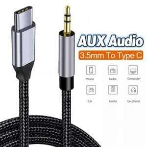 Shtel Câble USB C à 3.5mm Aux câble de haut-parleur câble Audio