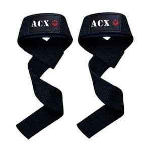 ACX 2 Sangles de Levage Haltérophilie Support Serre Poignet Wrist Straps Musculation Fitness Crossfit