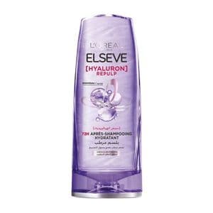 L'Oréal Paris Demêlant Hydra-Fixant pour Cheveux Deshydrates et Fatigues - Hydratation 72H - Brillance - Souplesse - a l'Acide Hyaluronique - Elseve Hyaluron Repulp - 200 ml