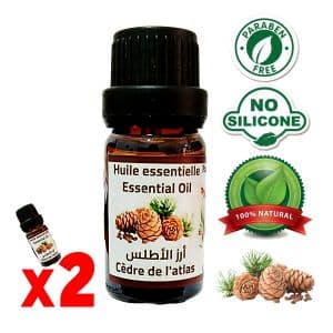 Palmarès des terroirs Marocains Huile essentielle de Cèdre de l’Atlas – Tonique, anti-chute, purifiante, soin du psoriasis, varices & répulsif insectes – 20 ml