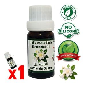 Palmarès des terroirs Marocains Huile Essentielle de Jasmin de damas Essence fragrance 100% naturelle 10ml