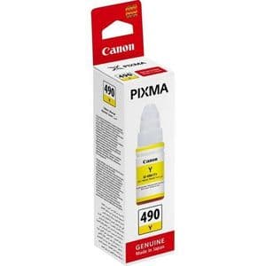 Canon Bouteille d'encre d'origine GI-490Y Jaune