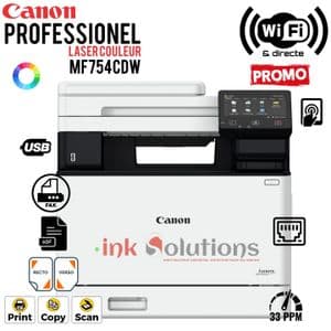 Canon Imprimante i-SENSYS MF754Cdw Multifonction Laser Couleur - 5455C009AA