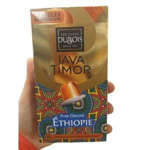 CAFE DUBOIS Les Cafés Dubois – Capsule Java Timor Pure Origine Éthiopie – 10U