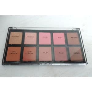 Chanlanya Palette de blush bronzant et contour 10 couleurs