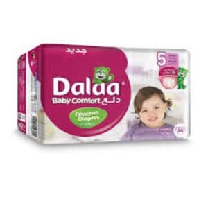 Dalaa Comfort CB New VP Junior TAILLE 5 36 Unités (13-22KG)