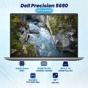 DELL Precision 5690 Intel Core Ultra 7 165H 16Go 1To SSD RTX 1000 Ada 16 - Occasion