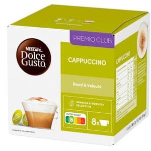 Dolce Gusto Nescafé Cappuccino - Café Gourmand - 16 Capsules