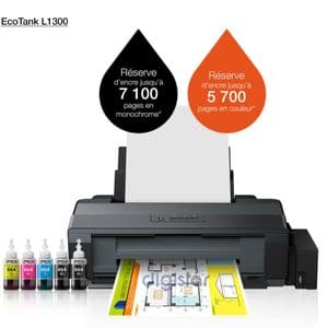 Epson EcoTank L1300 Imprimante A3+ à réservoirs rechargeables