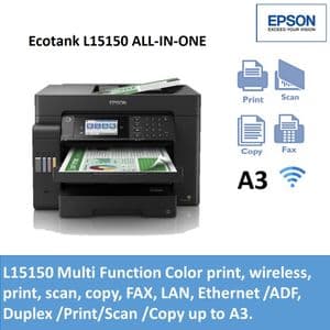 Epson Imprimante A3+ EcoTank L15150 multifonction à réservoirs rechargeable