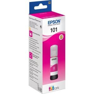 Epson Bouteille d'encre 101 Magenta EcoTank d'origine (C13T03V34A)