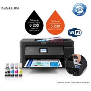Epson EcoTank L14150 Imprimante A3+ multifonction à réservoirs rechargeables (C11CH96403)