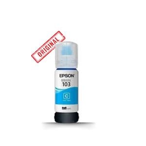 Epson Bouteille d'encre 103 Cyan pour L3150 L3250 L3210 L3251 ...