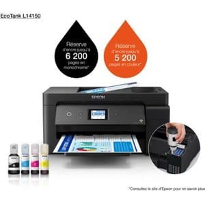 Epson EcoTank L14150 Imprimante A3+ à réservoirs rechargeables (C11CH96403)