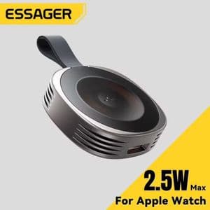 ESSAGER Chargeur Magnétique Sans Fil pour Apple Watch – USB Type-C, Compact & Rapide – Compatible Series Ultra/SE/8/7/6/5/4/3/2