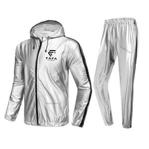 FAFA SPORT Combinaison Sauna à Capuche Premium – Tenue de Sudation Pro pour Fitness, Cardio & Perte de Poids
