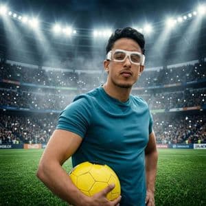 General Lunettes de sports de plein air pour adult basket-ball football Transparent
