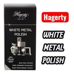 Hagerty White Metal Polish Lotion pour nettoyer et entretenir les objets en acier, inox ou chrome 250 ml