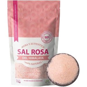 Hansel Sel rose de l'Himalaya 100% naturel pour assaisonnement et cuisson non raffiné sans additifs - Sel rose fin de l'Himalaya 1Kg