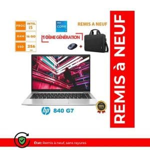 Hp PC Portable ELITEBOOK X360 G3 I5-8éme -8GB- 512GB SSD - TACTILE -REMIS À NEUF/