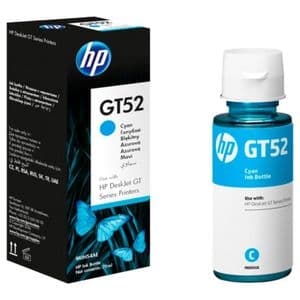 Hp Bouteille d'encre GT52 Cyan d'origine (M0H54AE)