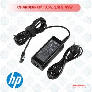 Hp chargeur pour ordinateur portable 19.5V, 2.31A, 45W