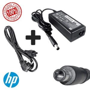 Hp Chargeur Original 18.5V 3.5A 65W avec Câble d'Alimentation - Adaptateur Secteur Compatible