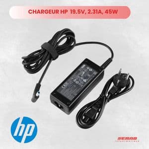Hp chargeur pour ordinateur portable 19.5V, 2.31A, 45W