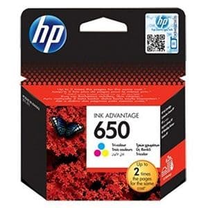 Hp Cartouche d'encre 650 Tri color ORIGINALE (CZ102AE)