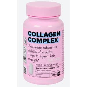 INNOVIT Complexe de Collagène Complément Alimentaire avec Biotine,Acide Hyaluronique,Zinc, Vitamine C -60 pièces