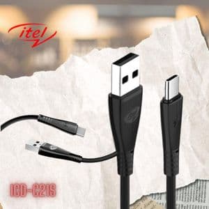 Itel Câble Data Type C To USB A C21s Fast Charging