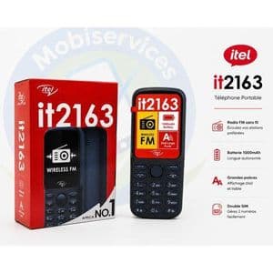 Itel Mobile it2163 – Téléphone Portable Allo Simple, Pratique et Fiable