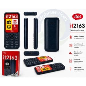 Itel Mobile it2163 – Téléphone Portable Allo Simple, Pratique et Fiable