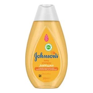 Johnson's Baby Shampoo No More Tears, Shampooing Doux Doré pour Bébé, 300 ml