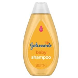 Johnson's Baby Shampoo No More Tears Shampooing Doux Doré pour Bébé, 500 ml