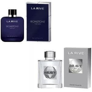 La Rive Duo Parfums Ironstone 100ml et Brave Man - 100ml