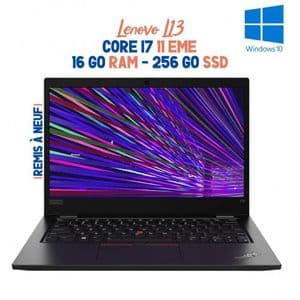 Lenovo Thinkpad L13 i7-1165G7-16GB-256G SSD-Win11Pro-Qwerty-Remis A neuf