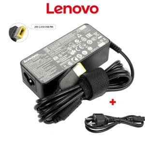 Lenovo Chargeur Pc Portable USB Original 45W / 20V / 2.25A - Adaptateur AC -ADLX45DLC3A