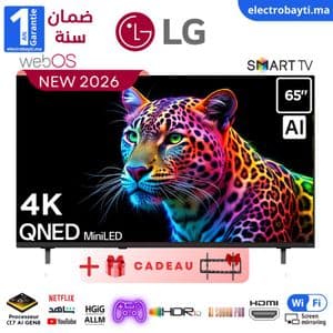 LG Smart TV NANOCELL 2026 - 65'' - UHD 4K - 65QNED84B6T - Nano AI