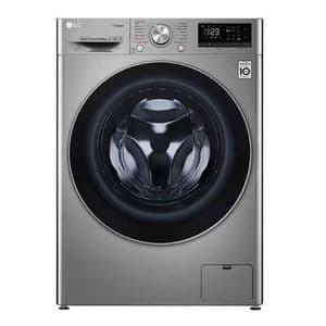 LG Lave-linge séchant frontal 9/6 kg AI DD Vapeur+, TurboWash, Wi-Fi, F4V5VGP2T Pierre d’Argent